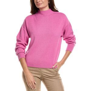 Peserico Womens  Wool, Silk, & Cashmere-Blend Sweater, Pink